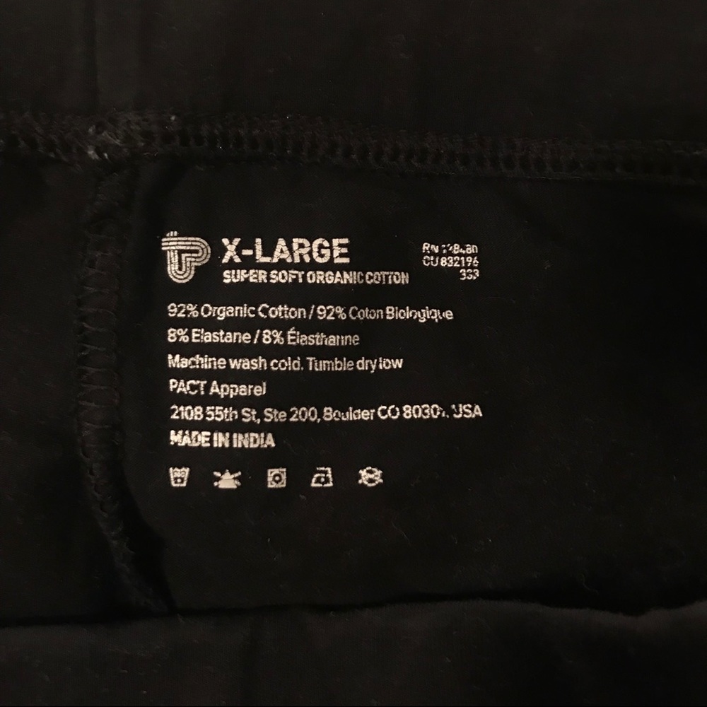 Pact Cropped Leggings XL, in black
